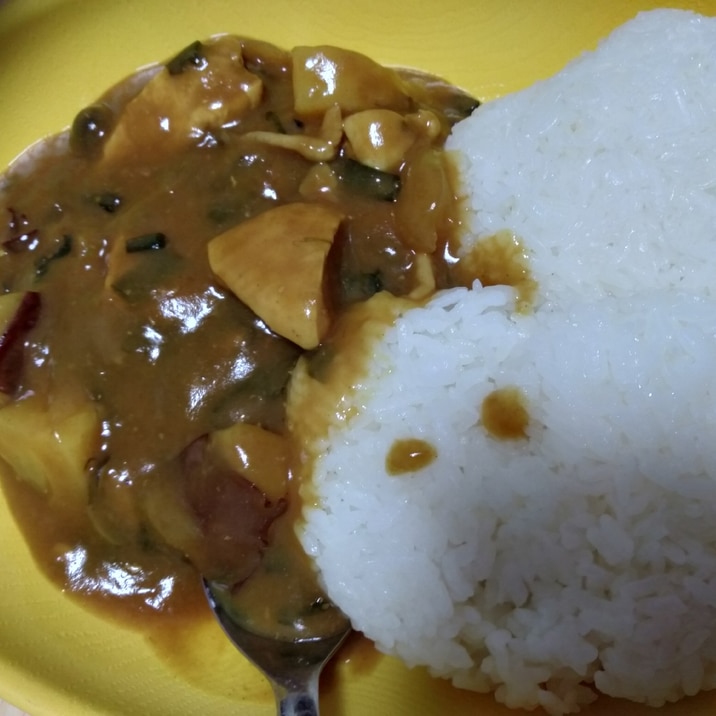 ささみを使用した野菜カレー